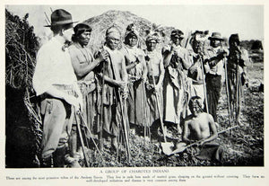 1916 Print Andes Mountains Indigenous People Tribe Andean Sierra South YTR2