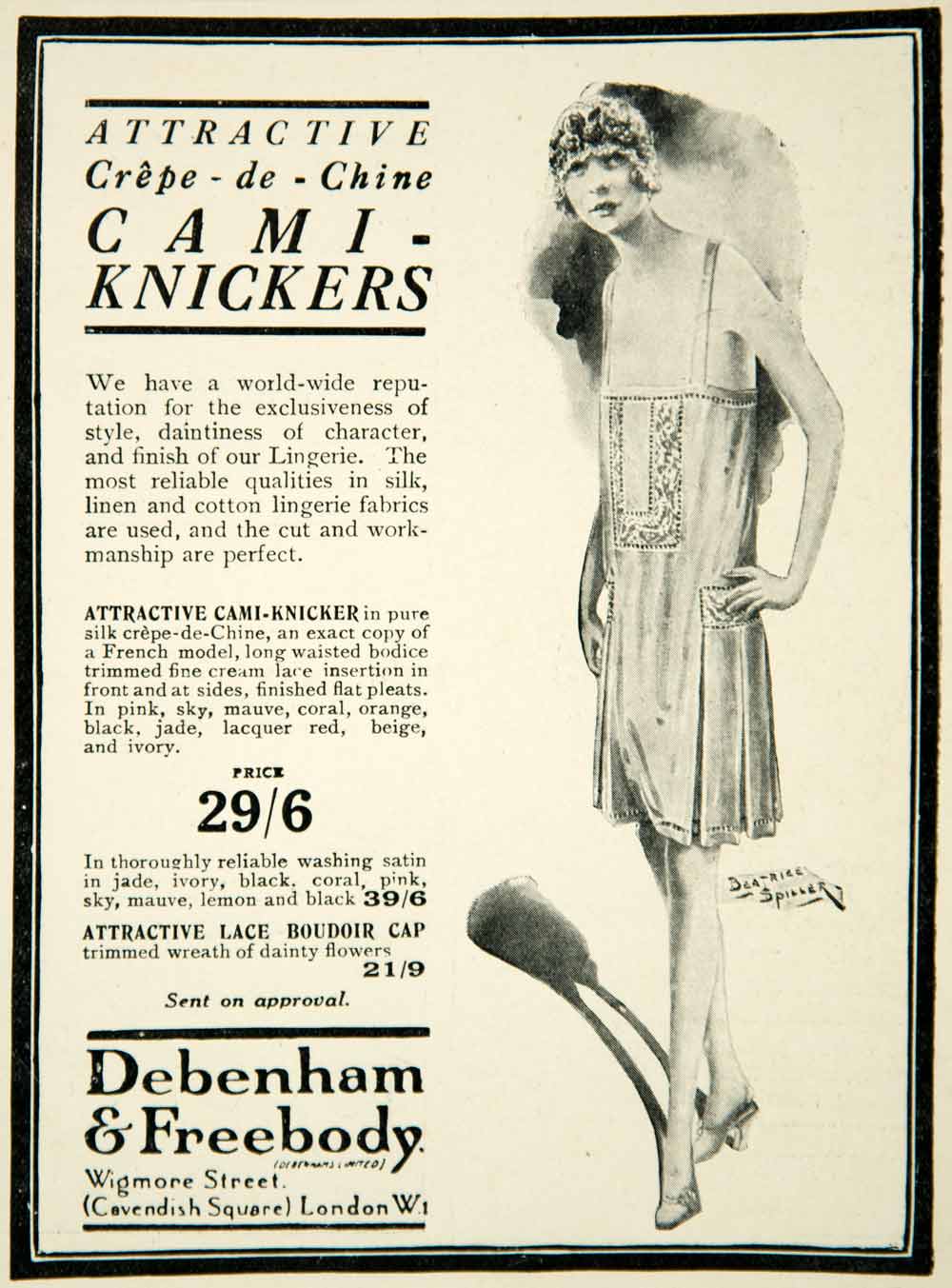 1920s Flapper Fashion Advertisements Vintage Shaughnessy Olovnit Modes