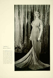1935 Print Karen O'Kane June Knight Jubilee Moss Hart-Cole Porter Actress YTS3