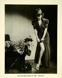1936 Print Bobby Clark Gypsy Rose Lee Ziegfeld Follies Actress Actor Famous YTS3