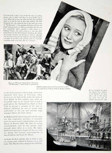 1938 Article Movie Buccaneer Cecil B. DeMille Fredric March Franciska Gaal YWD3