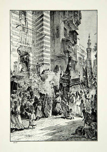 1921 Print Constantin Makowsky Art Sultan Selim I Ottoman Empire Cairo YWE1