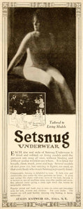 1920 Ad Setsnug Underwear Avalon Knitwear Womens Clothing Twenties Fashion YWW1
