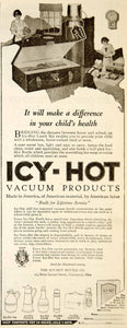 1922 Ad Icy-Hot Vacuum Bottle Lunch Box Kit Art Deco 164 W 2nd St YWW1