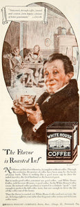 1928 Ad Dwinell Wright White House Coffee Jacques DeLille Beverage Drink YWW1