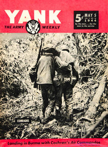 1944 Cover YANK Wounded Soldier WWII Admiralty Islands Pacific Theater YYA1