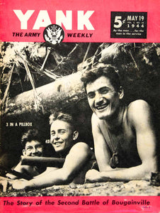 1944 Cover YANK Bougainville Battle World War II Sammons Williams Tangorra YYA1