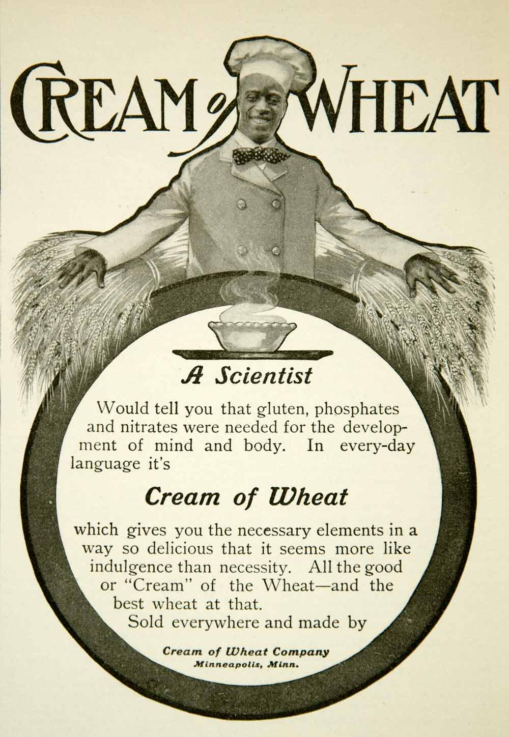 Chef Rastus Cream Of Wheat Logo History