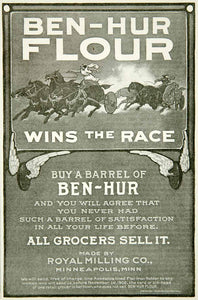 1902 Ad Ben Hur Flour Royal Milling Company Minneapolis Minnesota Grocery YYC2
