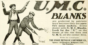 1904 Ad UMC BLanks Union Metallic Cartridge 313 Broadway Patriotic YYC2