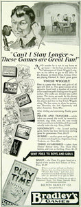 1923 Ad Milton Bradley Uncle Wiggily Board Game Children Toy Springfield MA YYC4