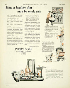 1923 Ad Procter & Gamble Ivory Soap Health Beauty Art Deco Hygiene YYC4
