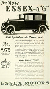 1924 Ad Essex Hudson Super-Six Coach Touring Vintage Car Auto Roaring YYC5
