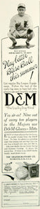1925 Ad Draper-Maynard D&M Baseball Glove Mitt Ray Schalk Chicago White Sox MLB
