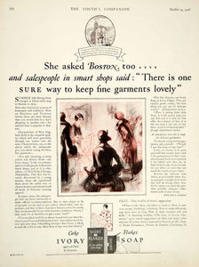 1926 Ad Procter & Gamble Ivory Soap Flake Laundry Detergent Boston Art Deco YYC6