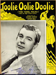 1948 Sheet Music Toolie Oolie Doolie Yodel Polka Ray Dorey Dance Song Artur ZSM4
