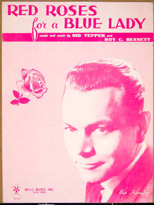 1965 Sheet Music Red Roses for a Blue Lady Bert Kaempfert Sid Tepper Roy ZSM4